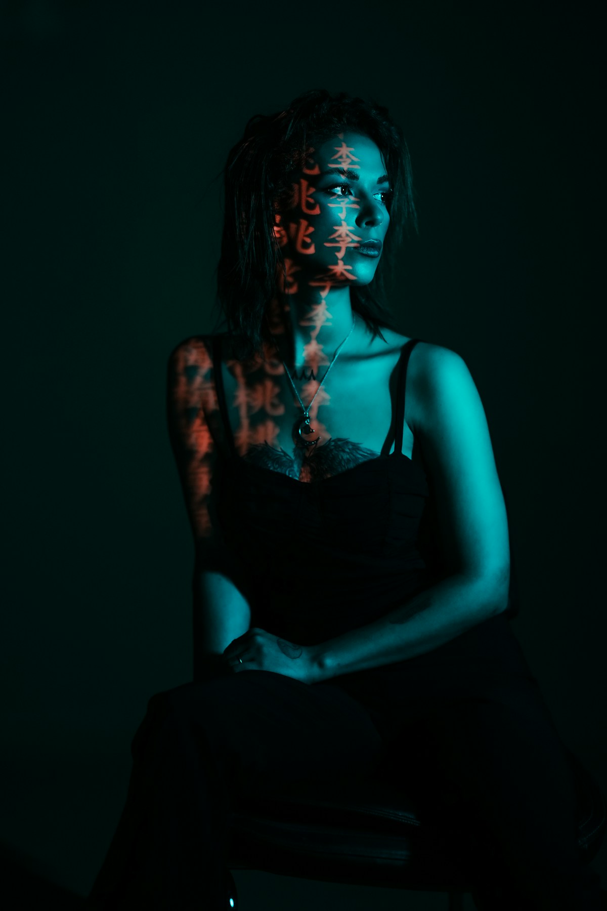 Different colored LED light therapy panels showing red blue and green wavelengths