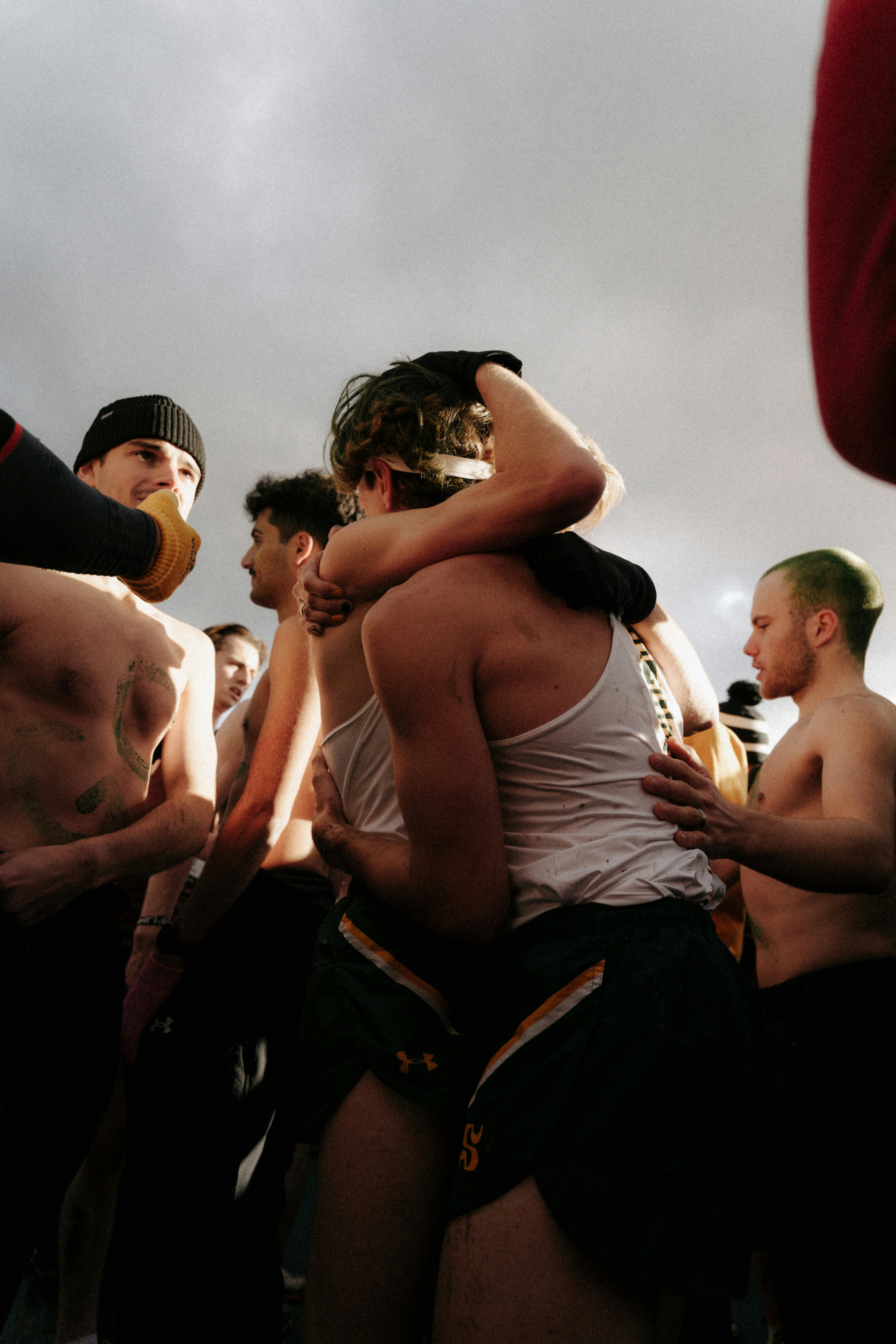 Runner-focused recovery image used for cryotherapy and post-run recovery content